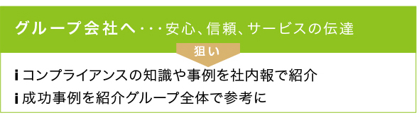 取引先・一般消費者向け社内報企画